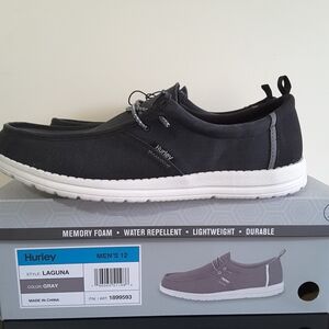 Hurley Men's Gray Slip-On Loafers